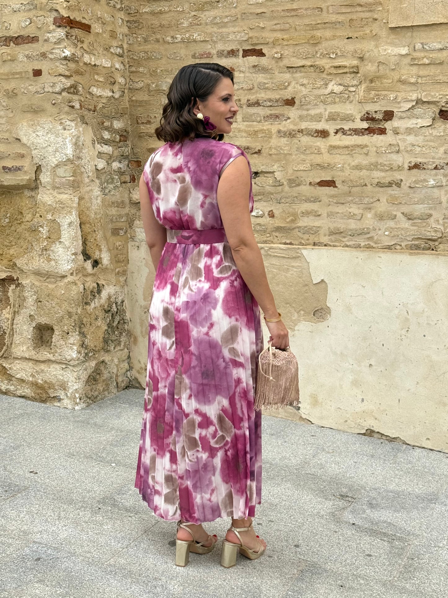 Vestido Amalia Buganvilla