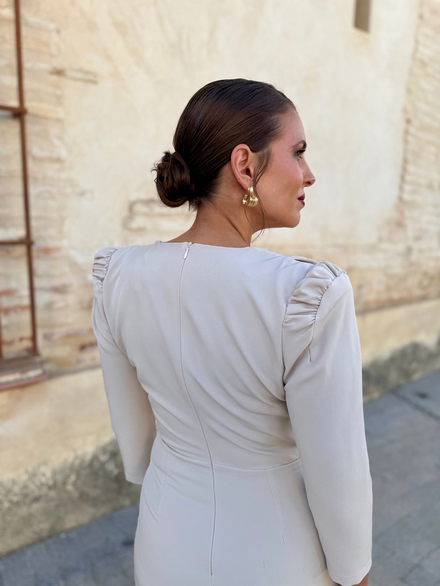 Vestido Bailén Beige