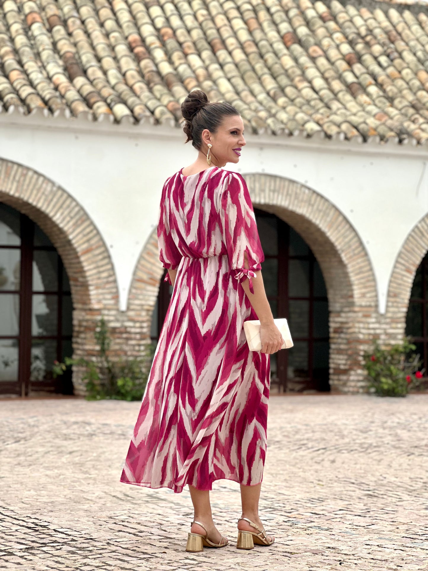 Vestido Idalia Fucsia
