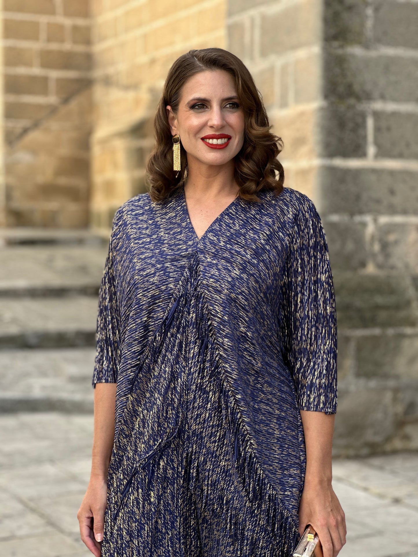 Vestido Messina Marino