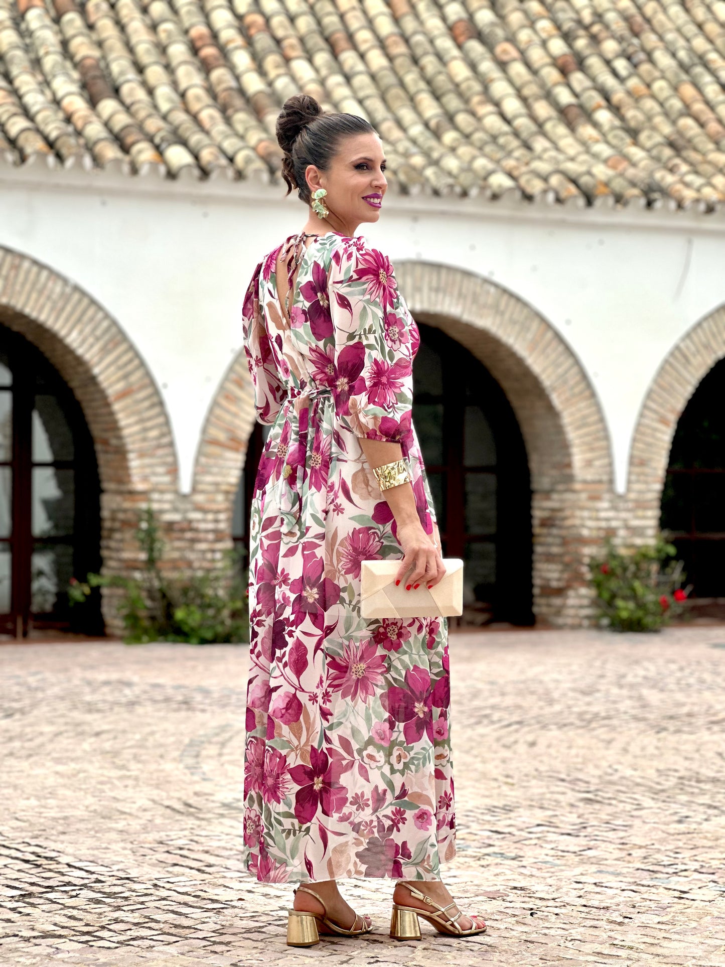 Vestido Sabina Buganvilla