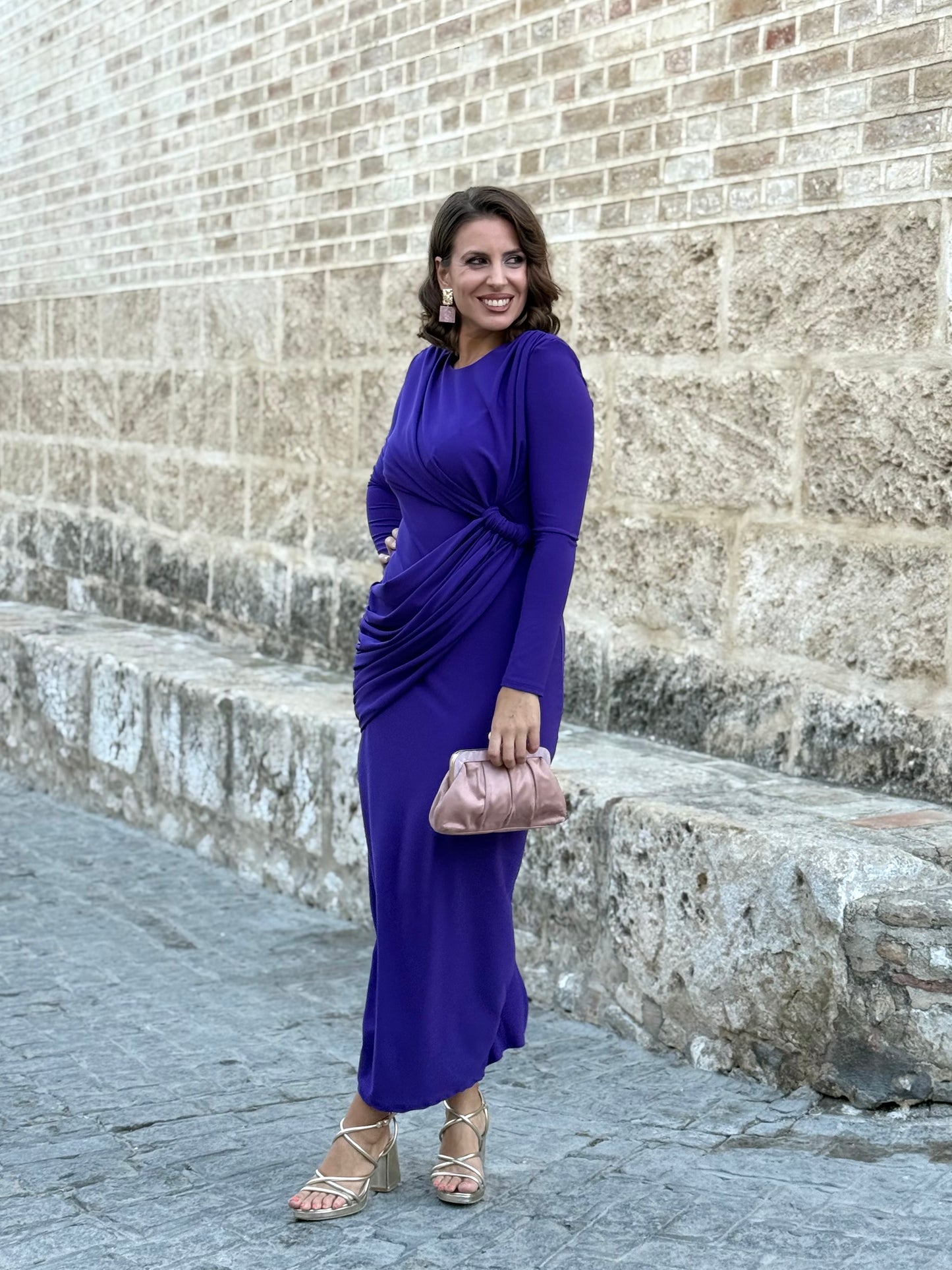 Vestido Cayetana Morado