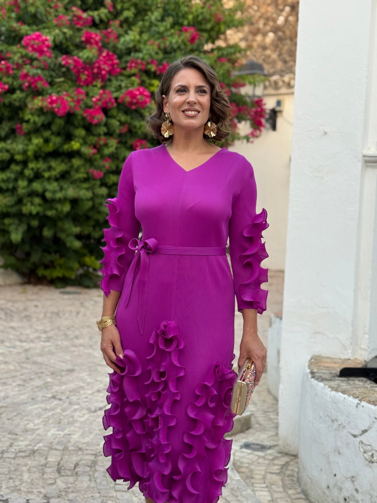 Vestido Salomé Buganvilla