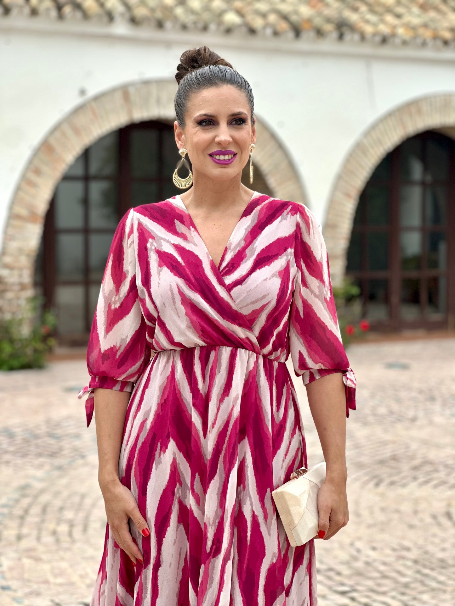 Vestido Idalia Fucsia