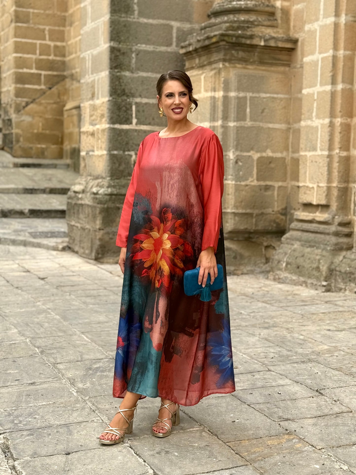 Vestido Gardenia Coral