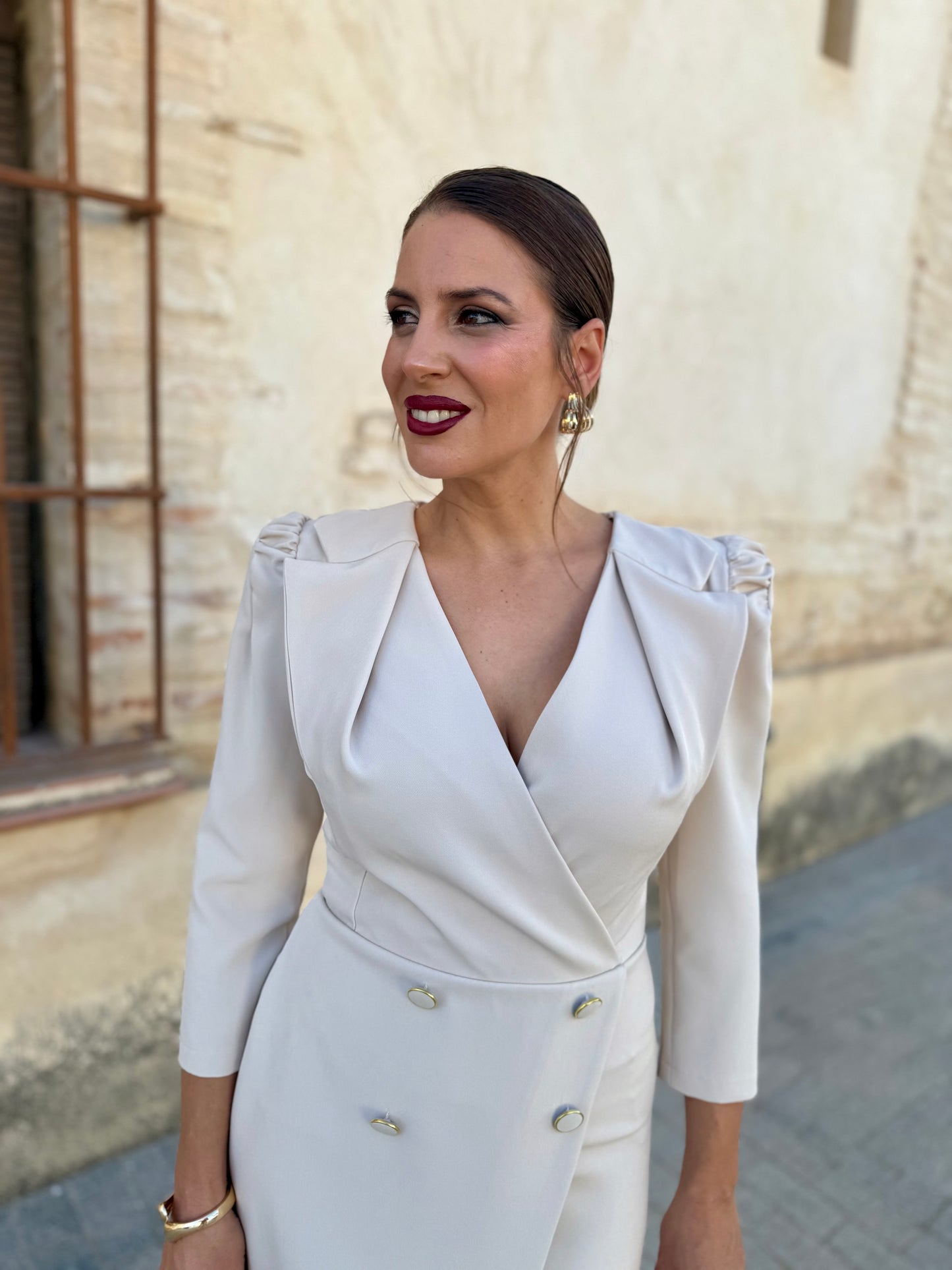 Vestido Bailén Beige