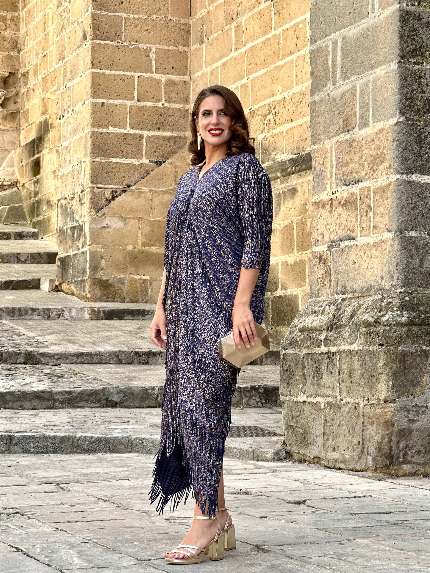 Vestido Messina Marino