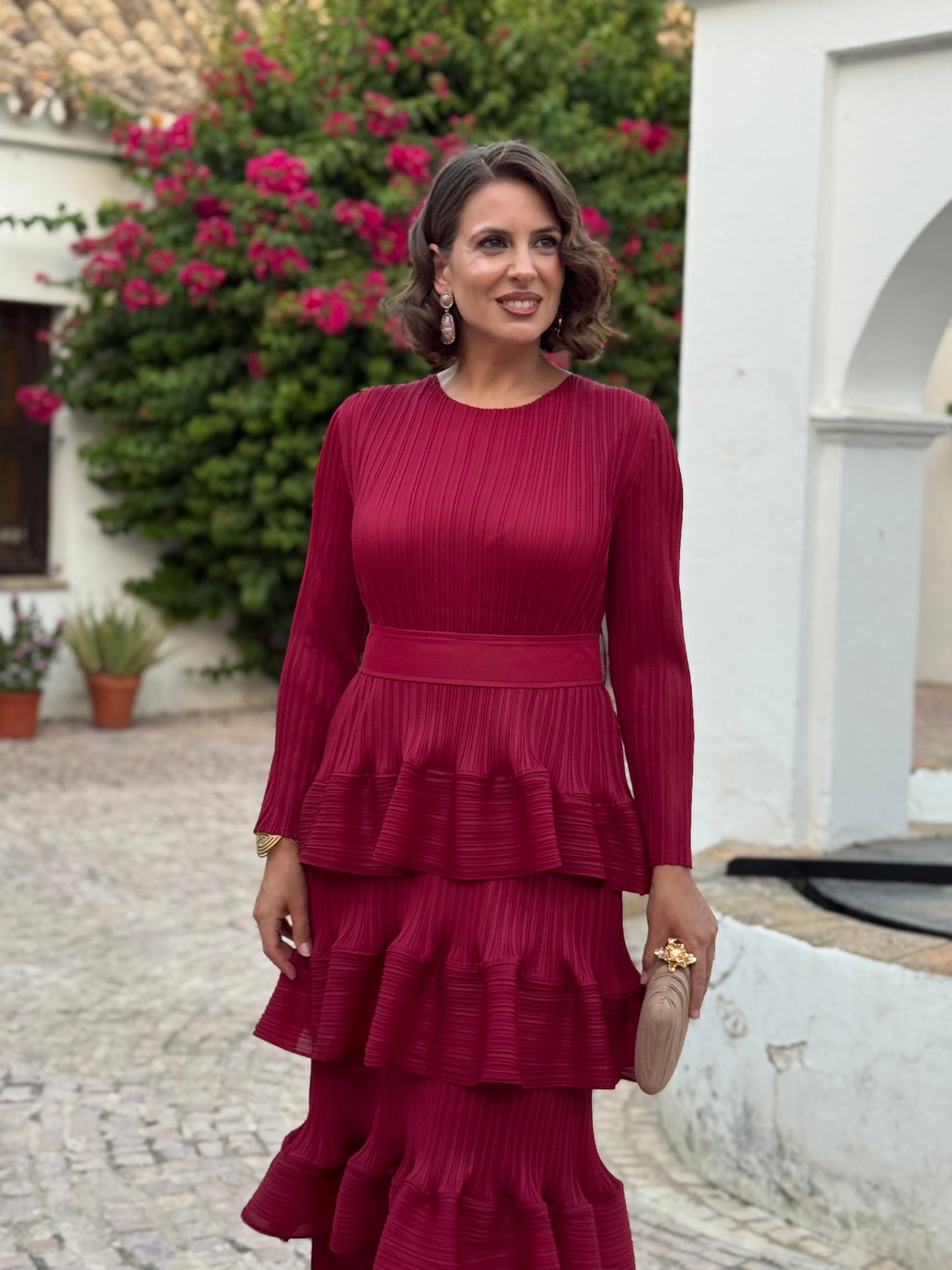 Vestido Lucrecia Vino