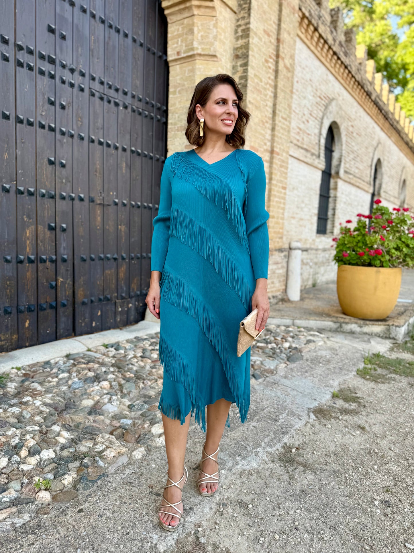Vestido Clarisa Turquesa