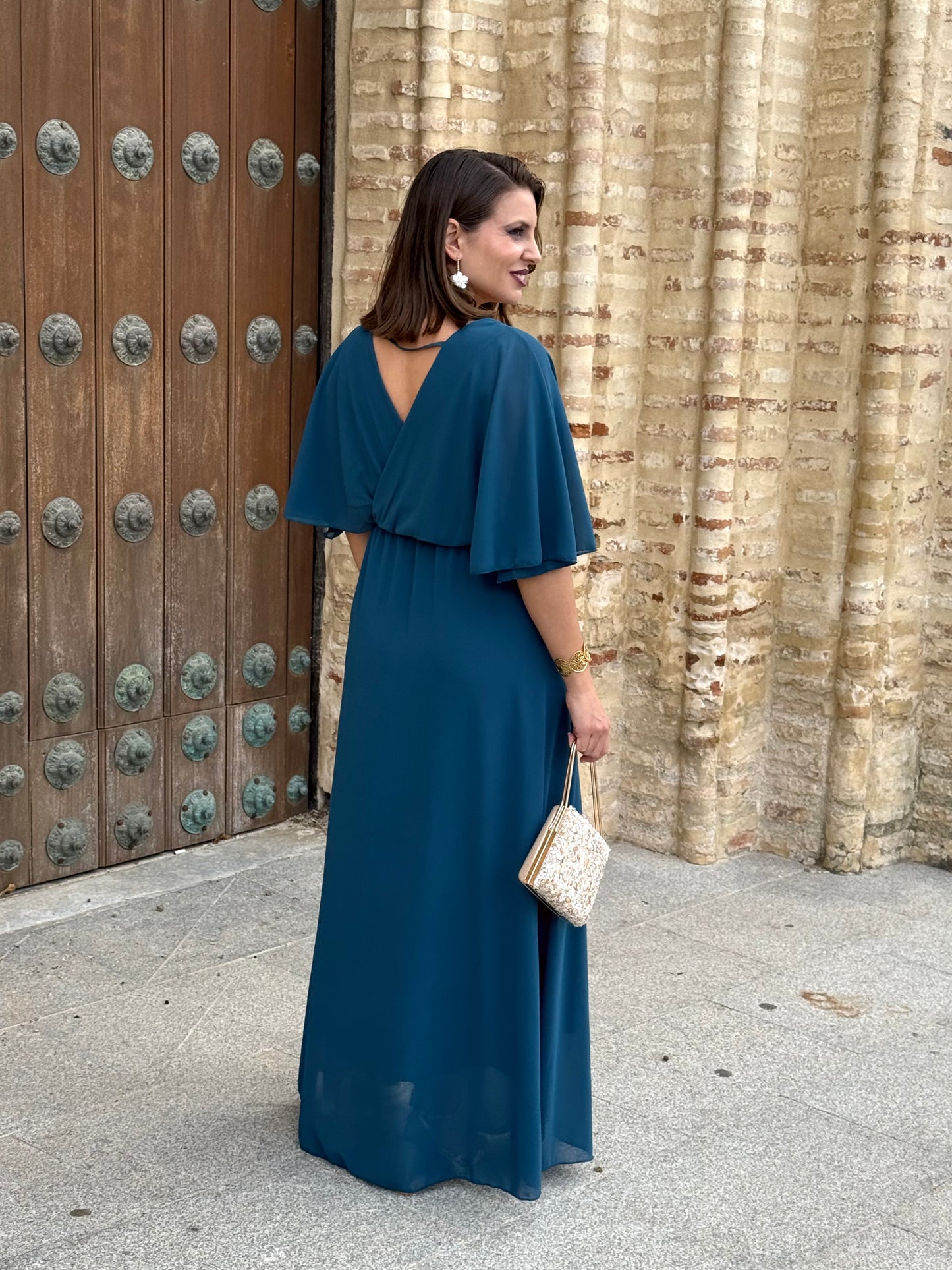 Vestido Venus petróleo