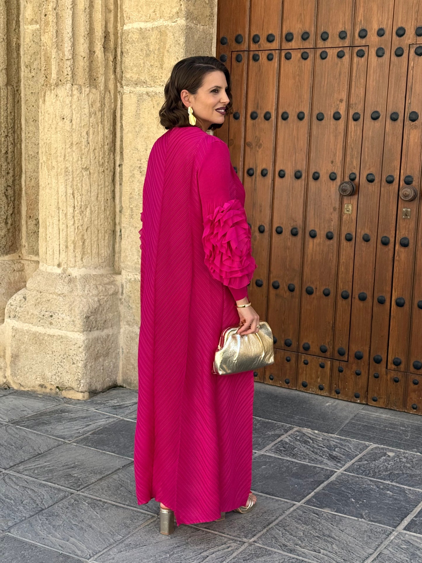 Vestido Azucena Fucsia