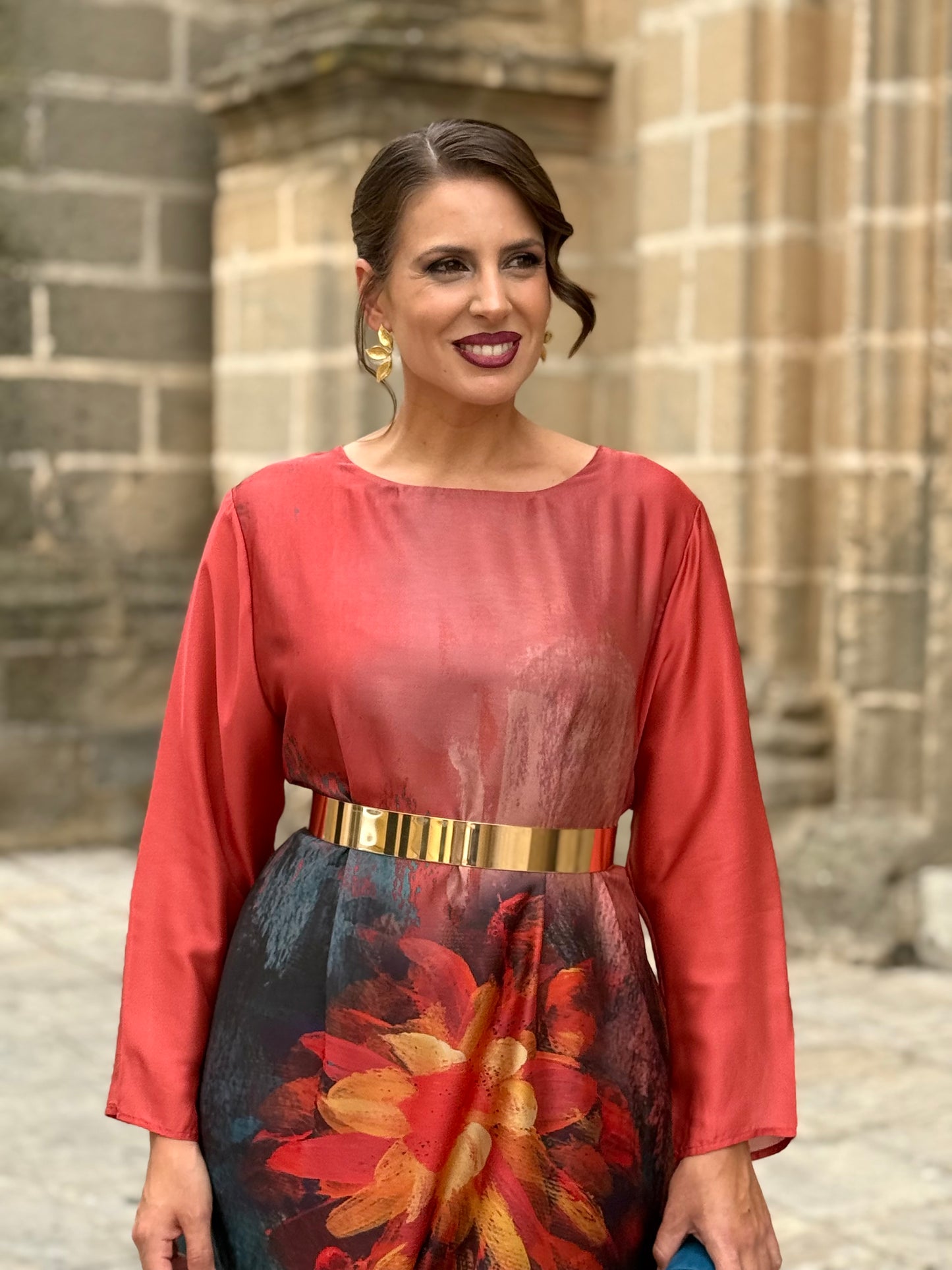 Vestido Gardenia Coral