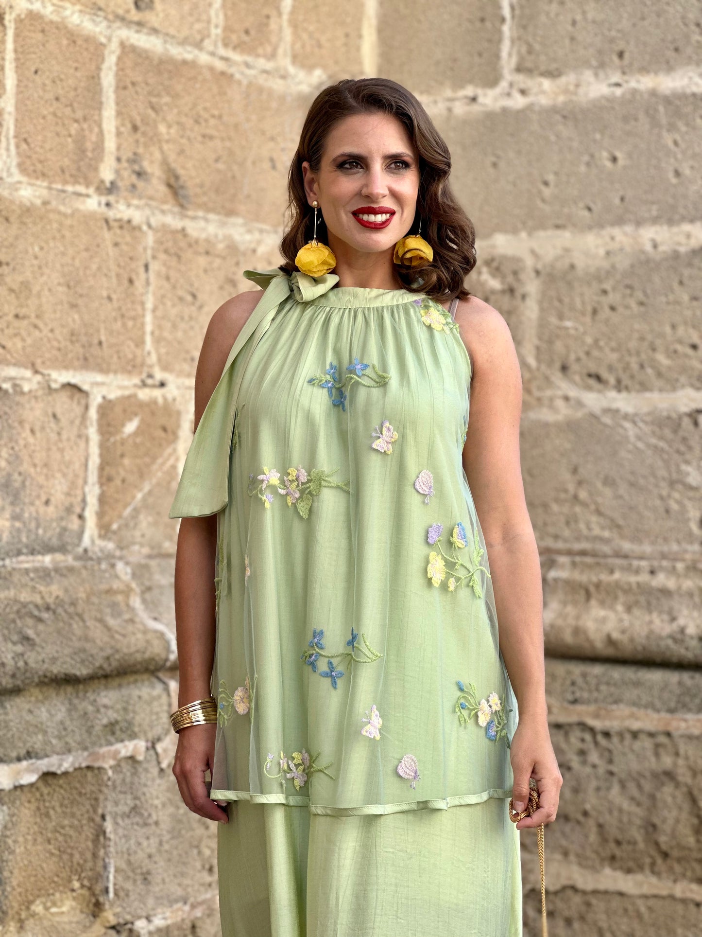 Vestido Celestina Verde