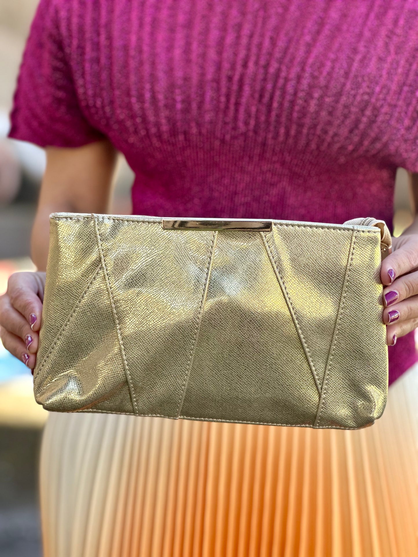Bolso Guadalmena Dorado