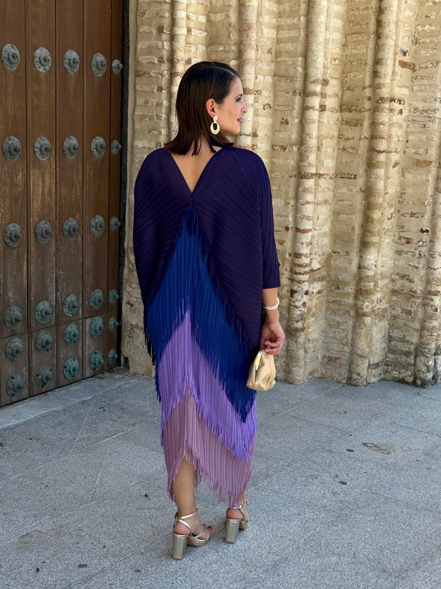 Vestido Adelaida Morado