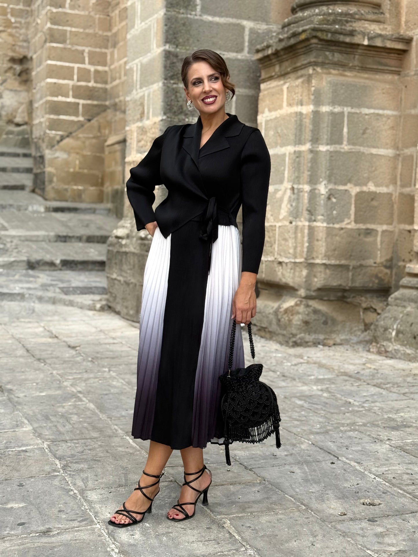Vestido Degradado Negro