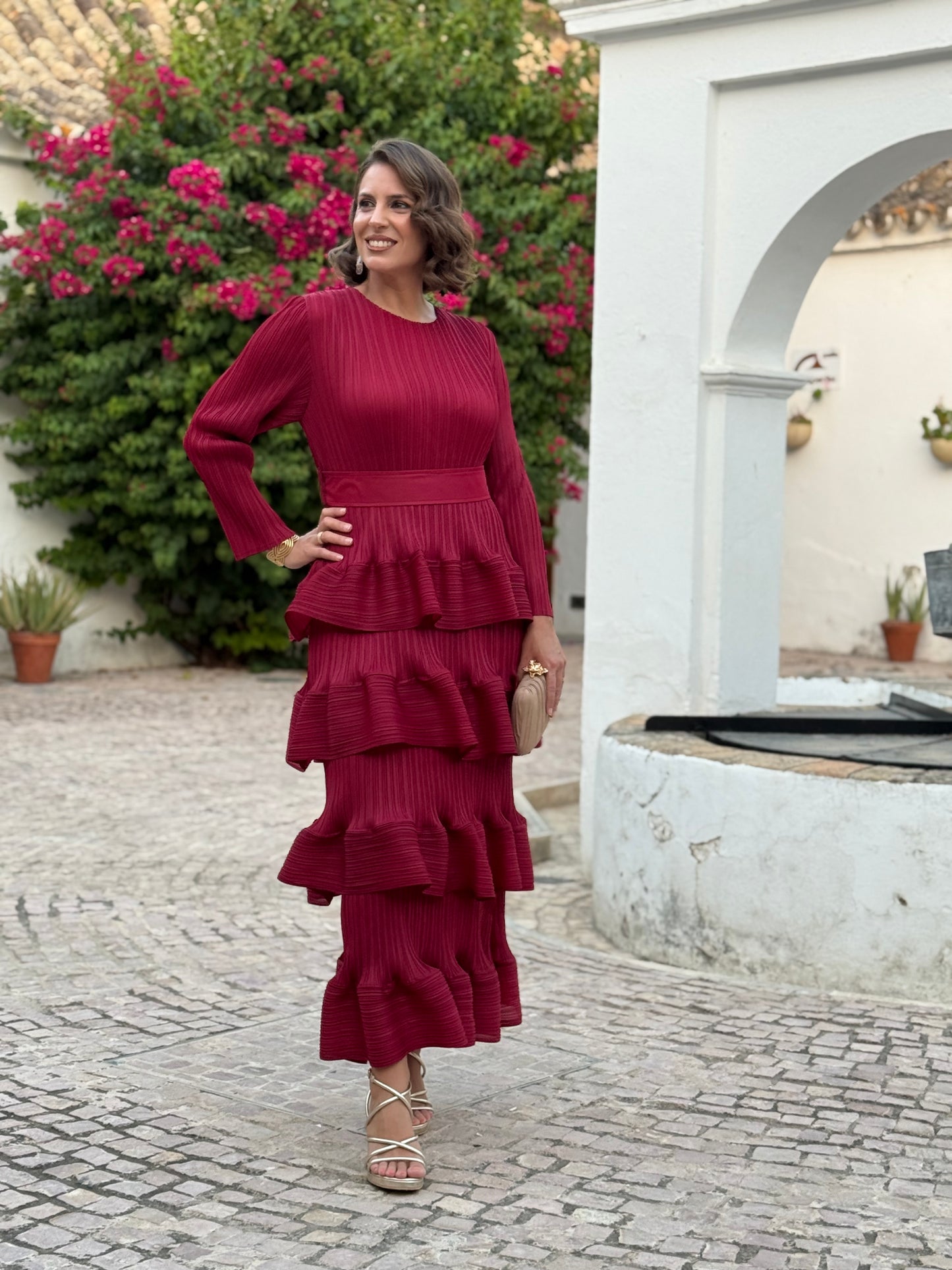Vestido Lucrecia Vino