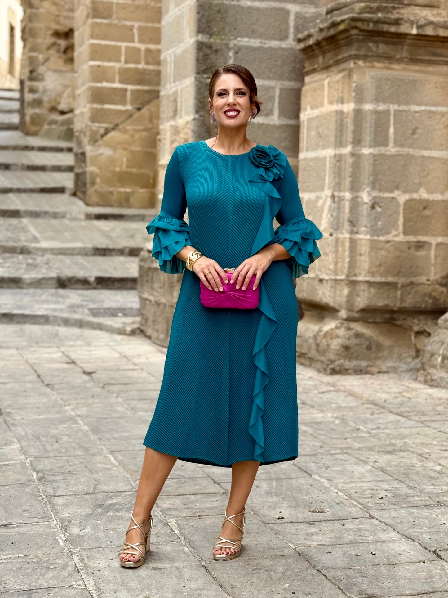 Vestido Jade Turquesa