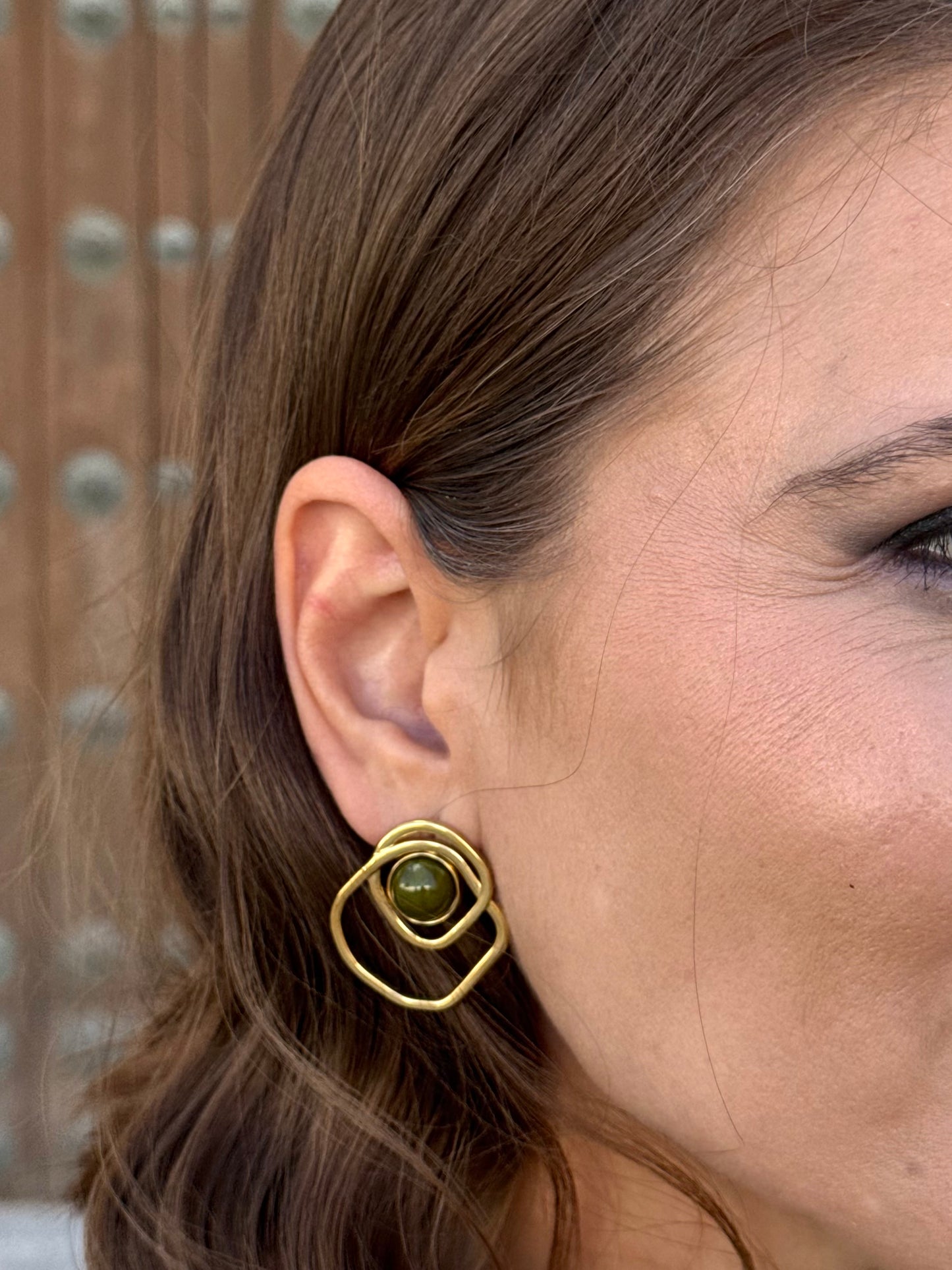Pendientes Salistre Verde