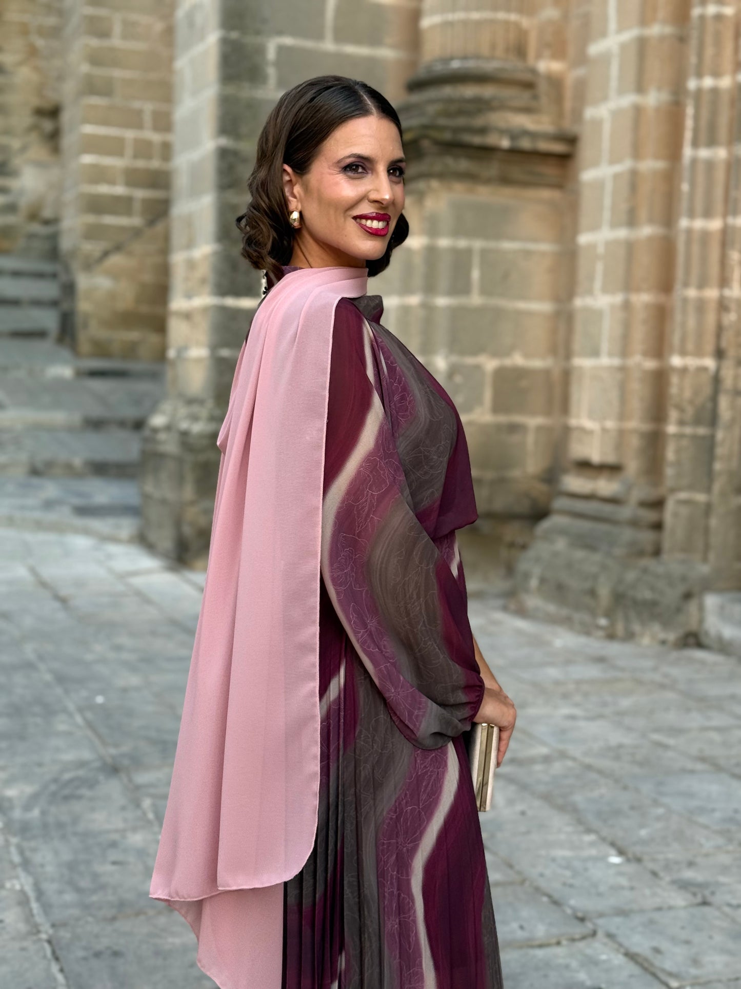 Capa de Gasa Rosa Claro