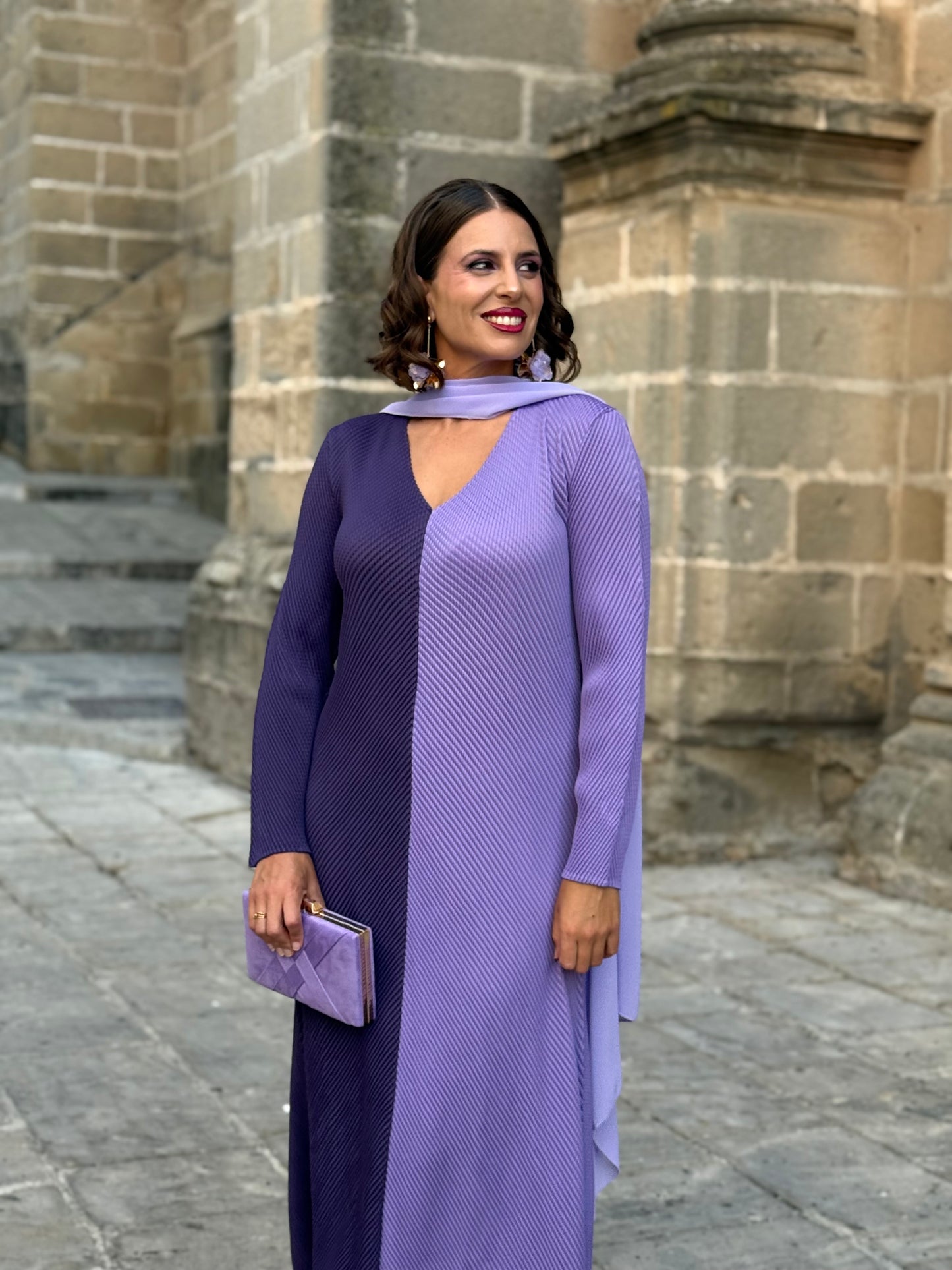 Capa De Gasa Malva