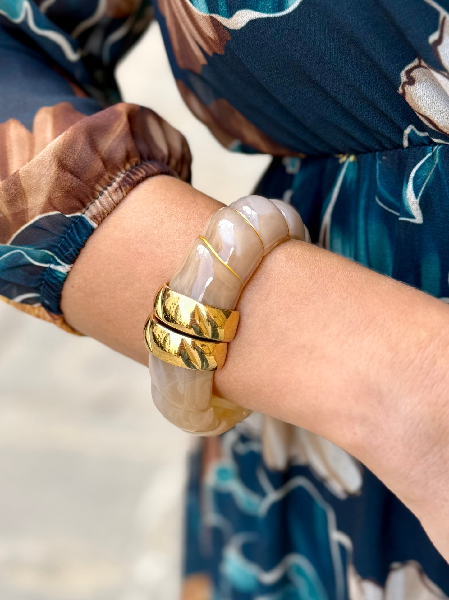 Pulsera Ronda Beige