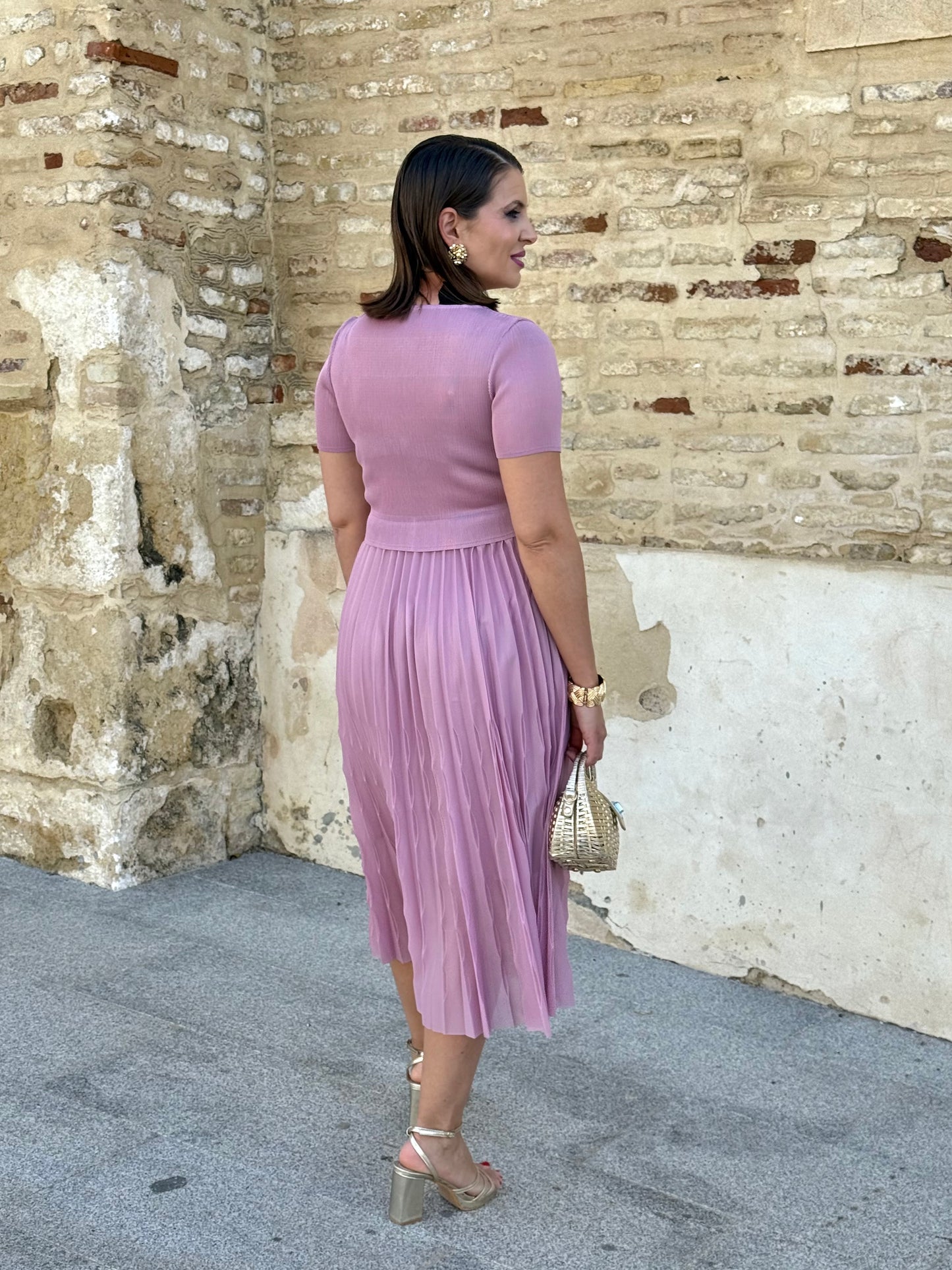 Vestido Elisa Rosa