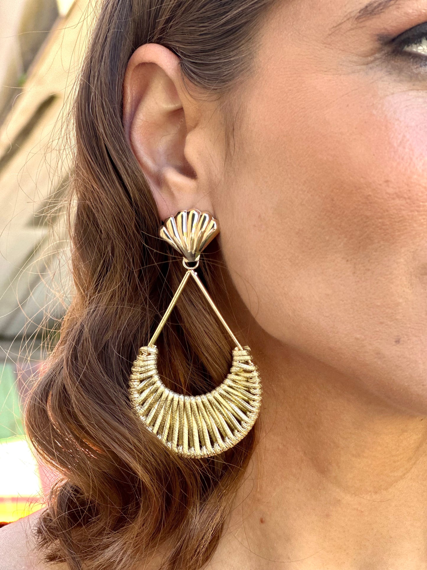 Pendientes Guadiana Dorados