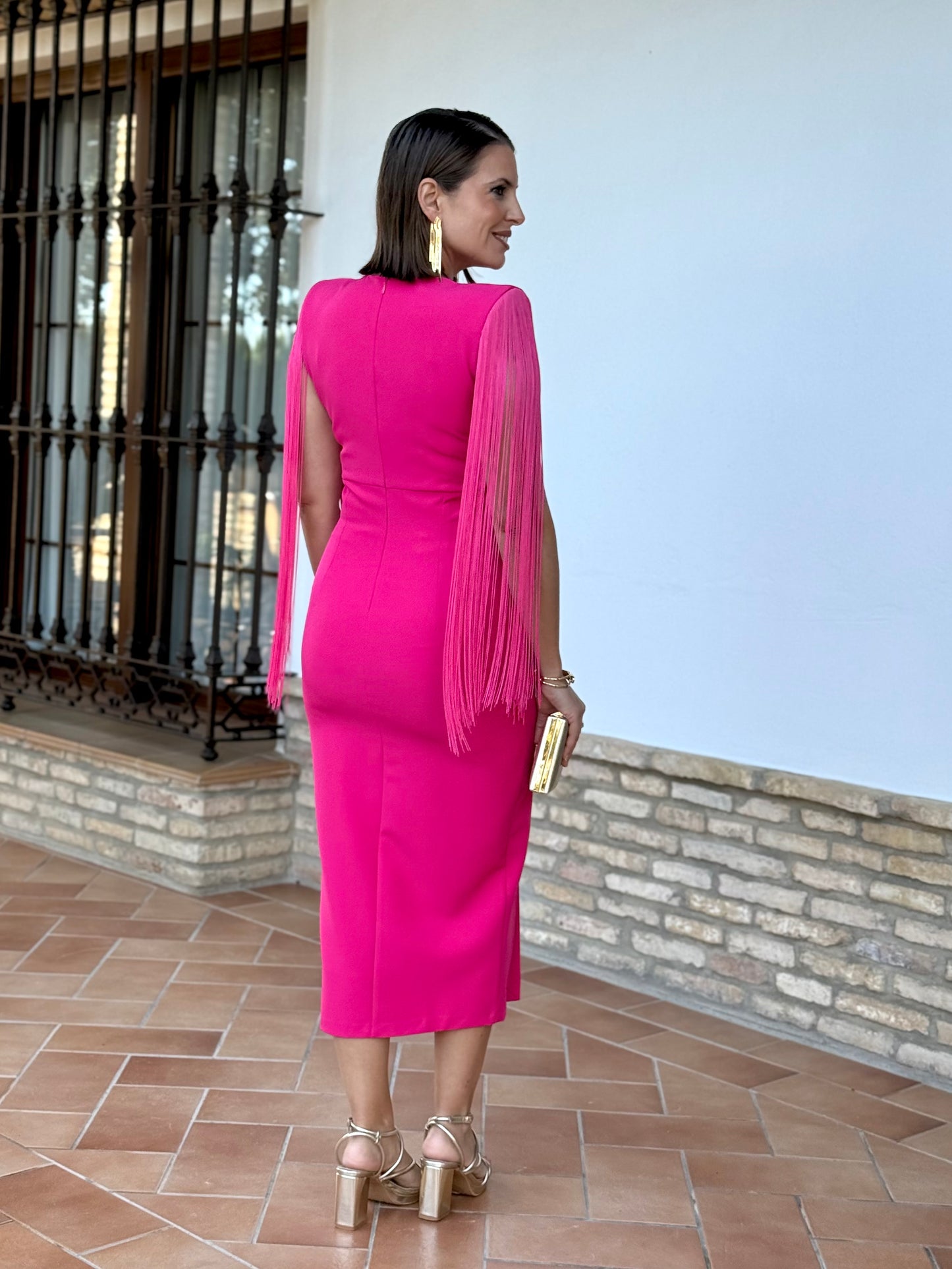 Vestido Valentina Fucsia