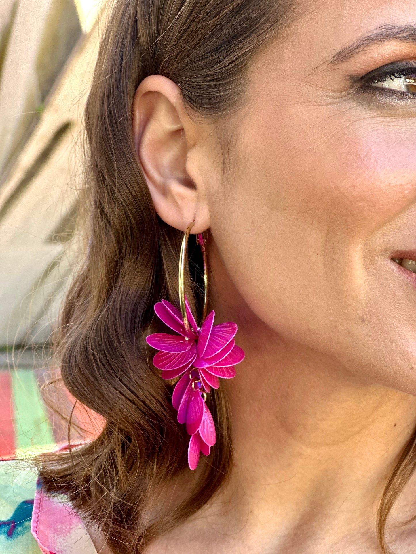 Pendientes Malí Buganvilla