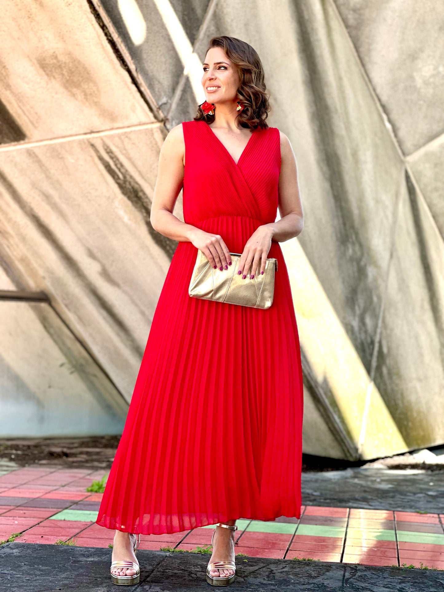 Vestido Sicilia Rojo