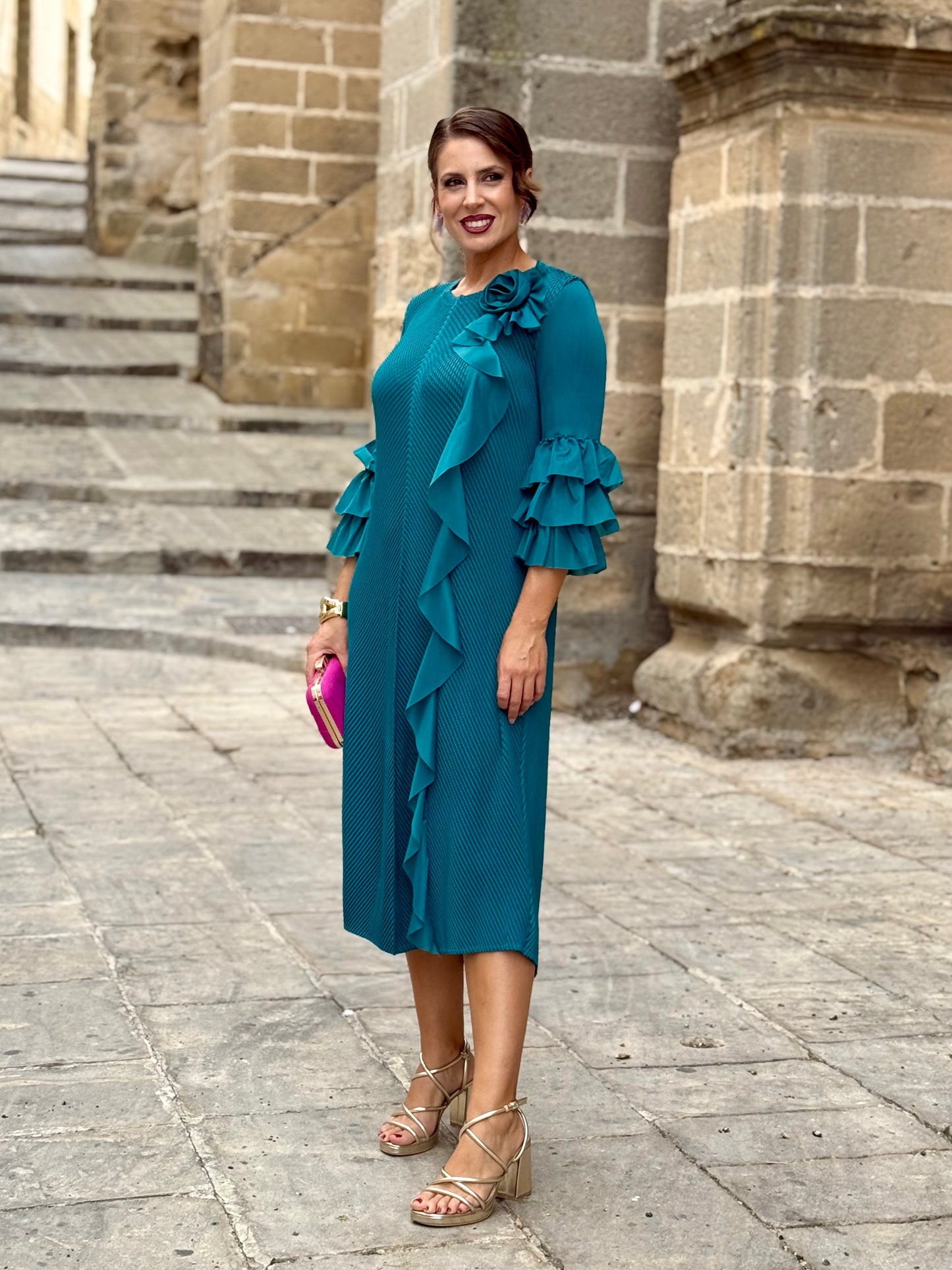 Vestido Jade Turquesa