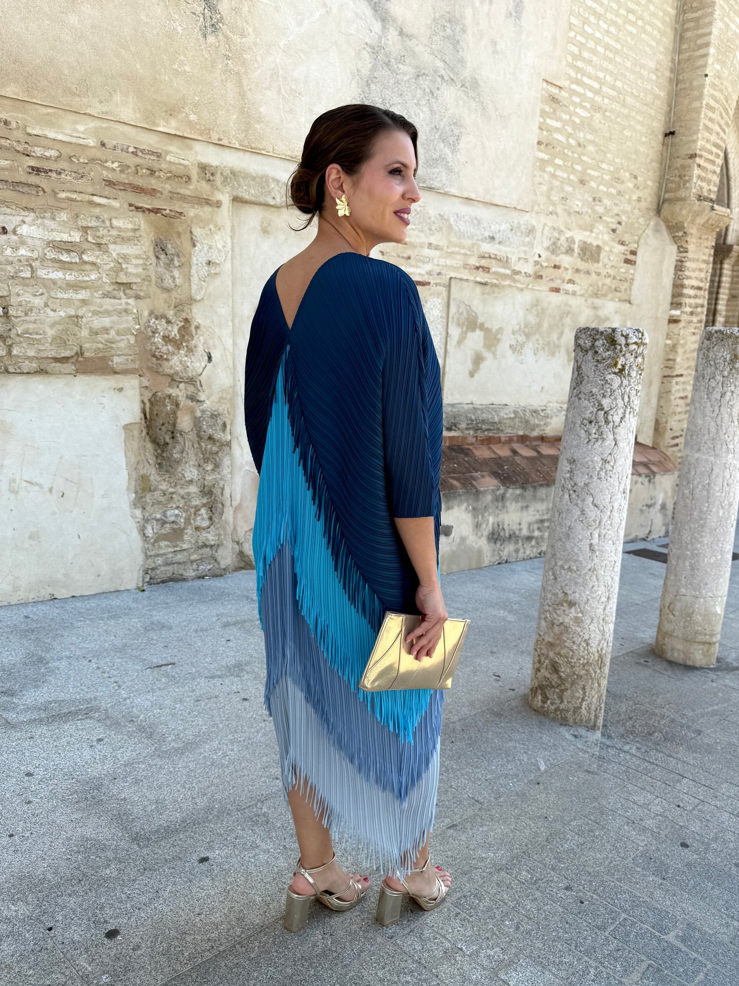 Vestido Adelaida Azul