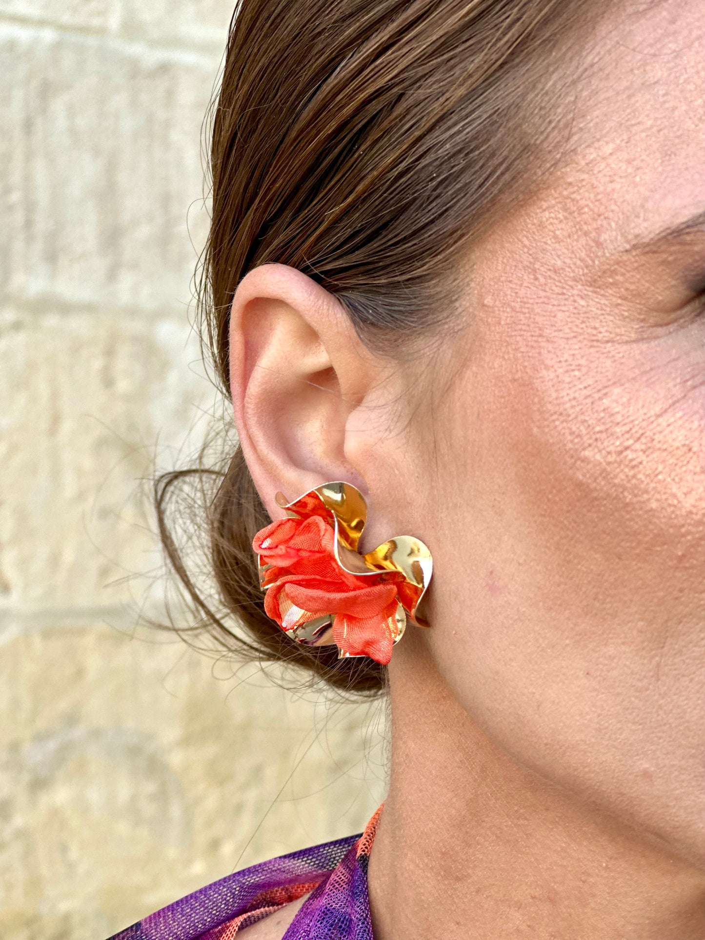 Pendientes Pomelo Naranja