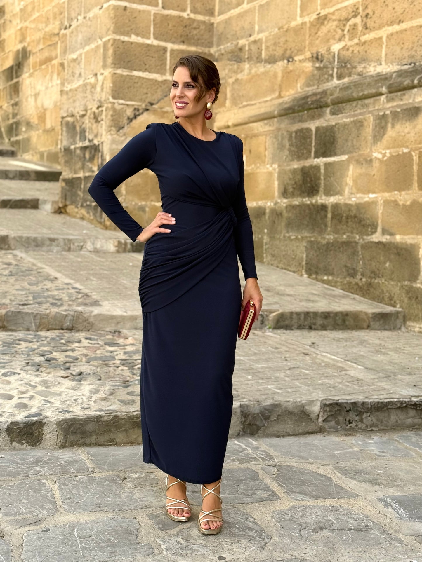 Vestido Cayetana Marino