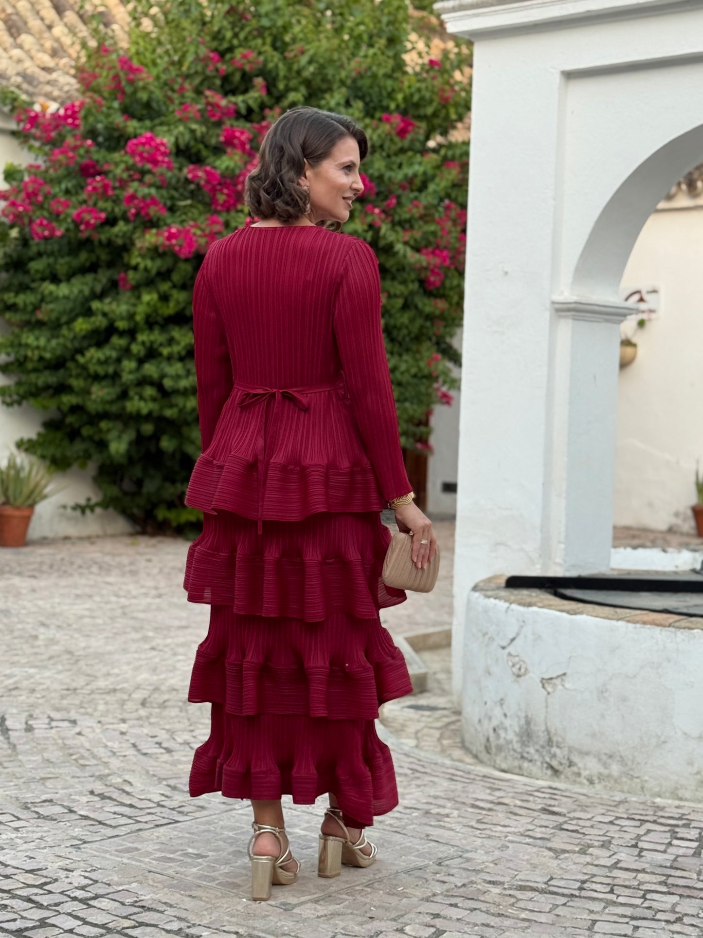 Vestido Lucrecia Vino