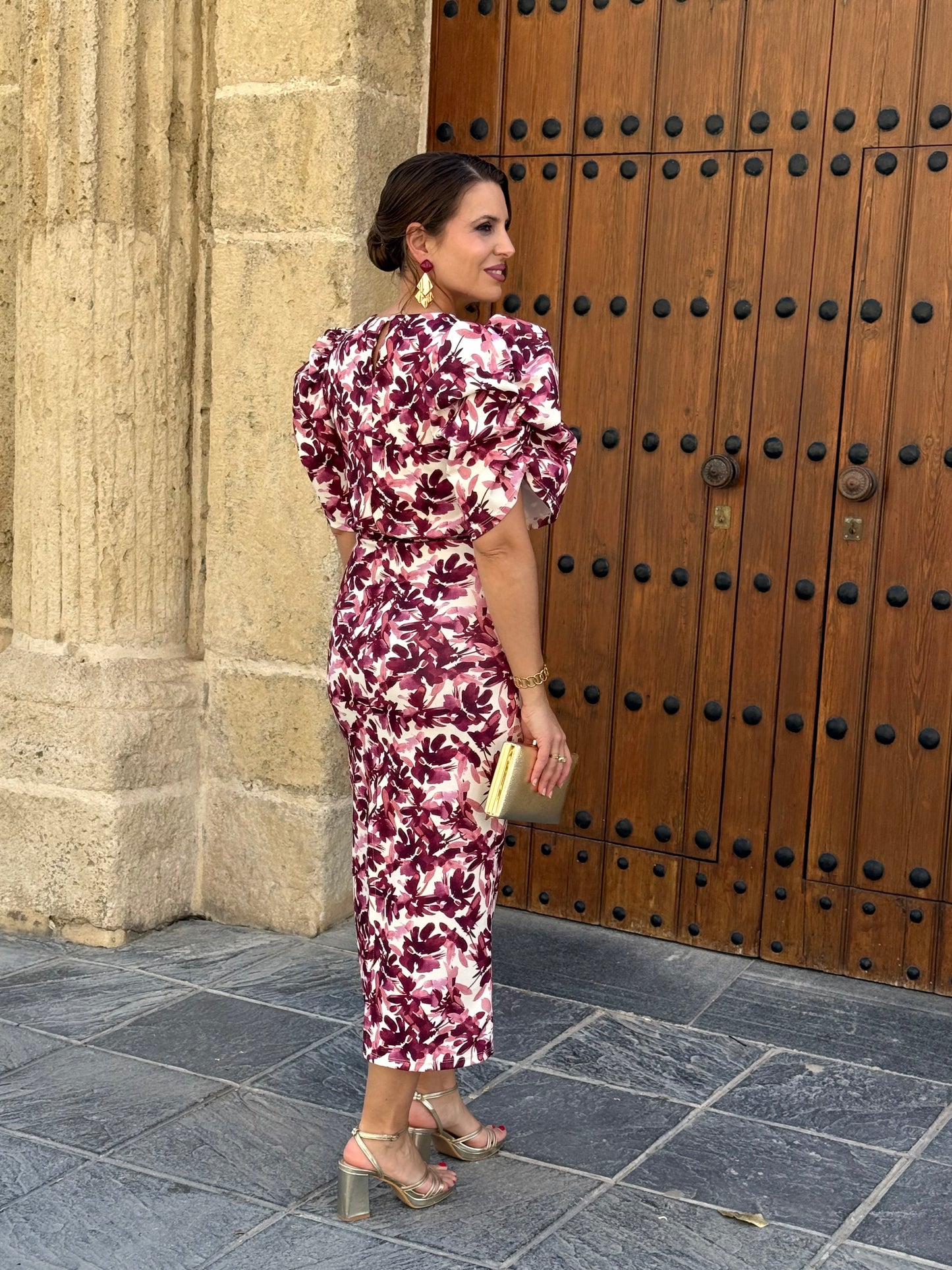 Vestido Bianca Floral Buganvilla