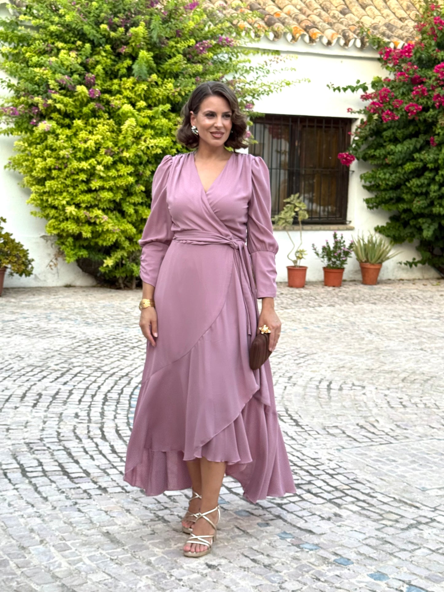 Vestido Isabela Rosa