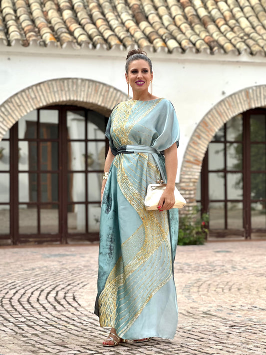 Vestido Elvira Celeste