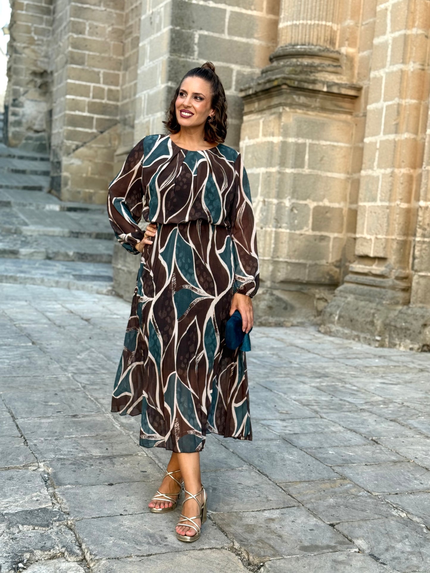 Vestido Paraíso Petróleo