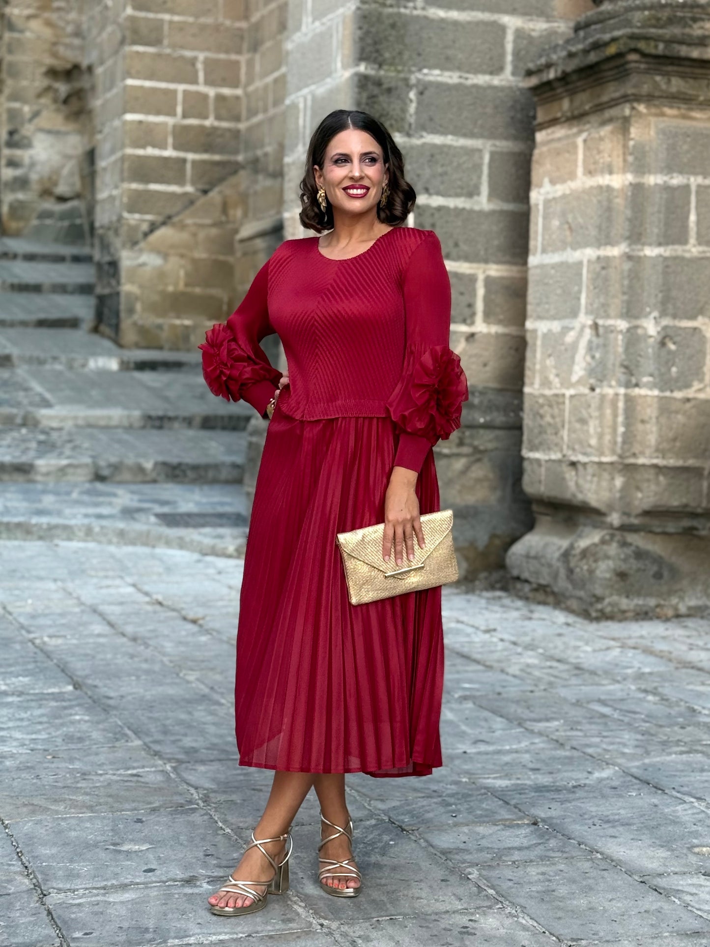 Vestido Alhambra Vino