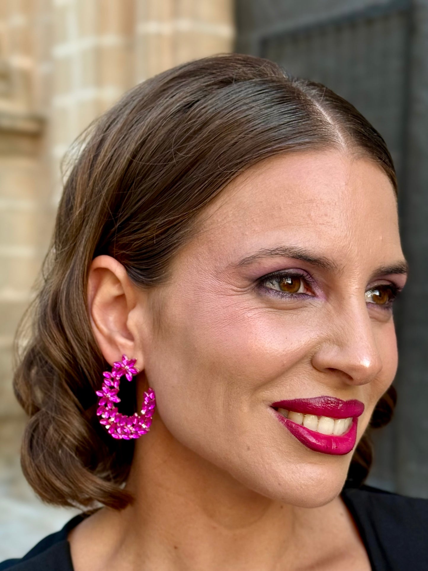 Pendientes Paula Buganvilla