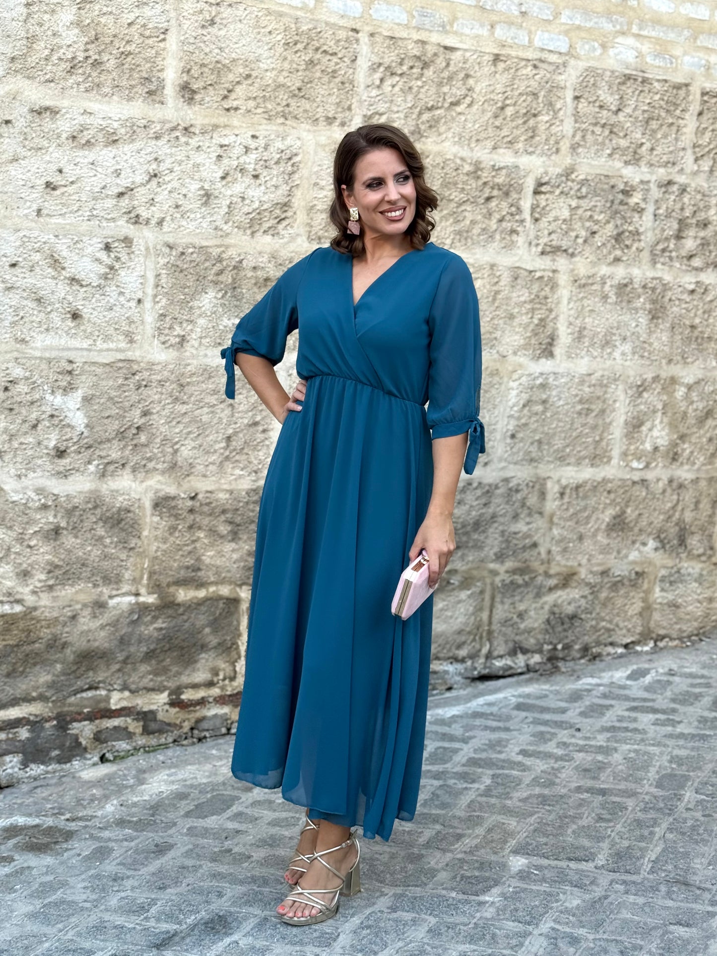 Vestido Indiana Petróleo
