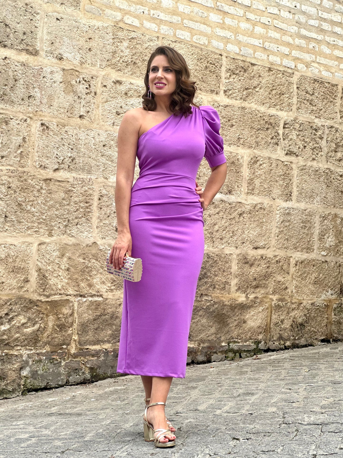 Vestido Gadea Malva