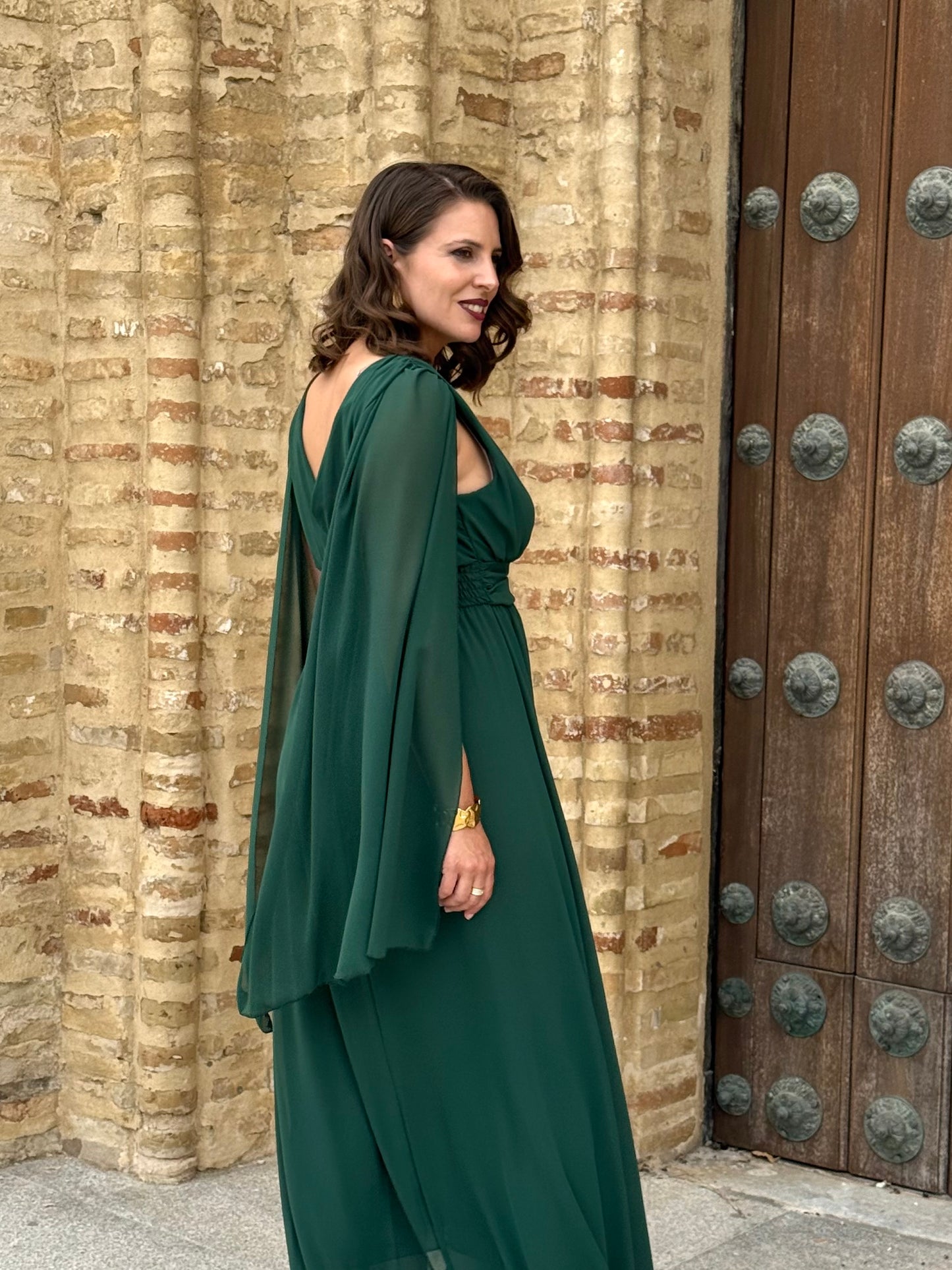 Vestido Antonela Verde Botella