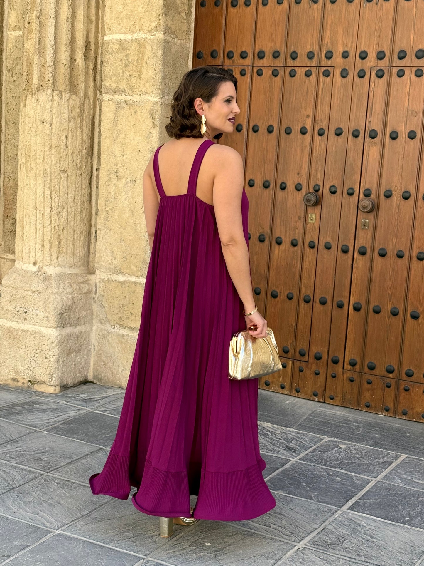 Vestido Cleo Buganvilla