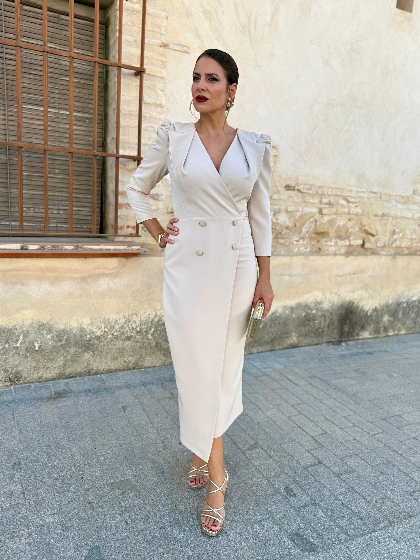 Vestido Bailén Beige
