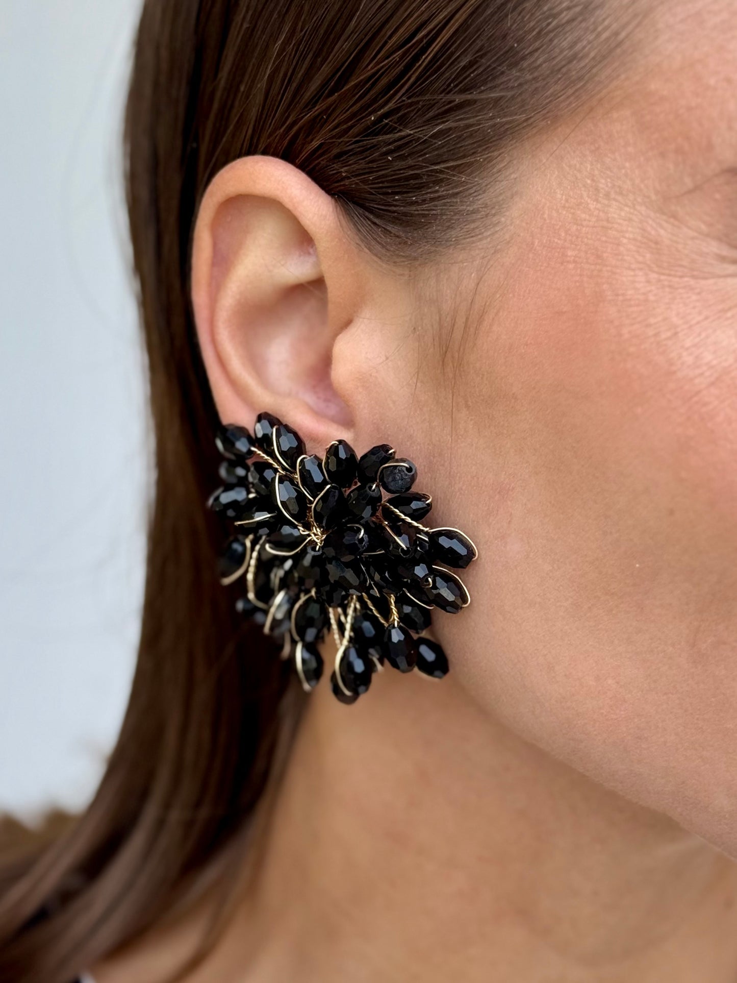 Pendientes Loreto Negro