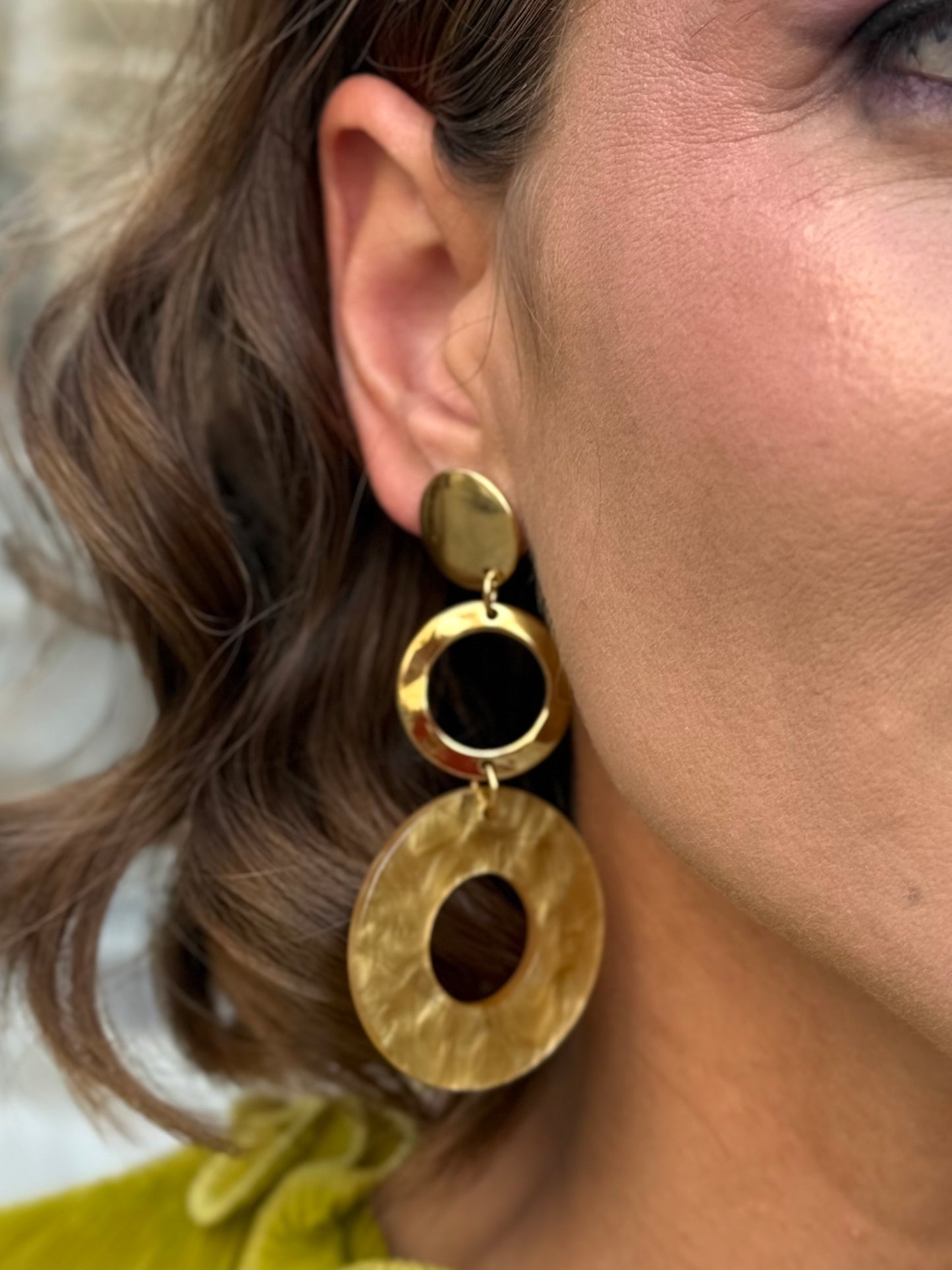 Pendientes Silvana Beige