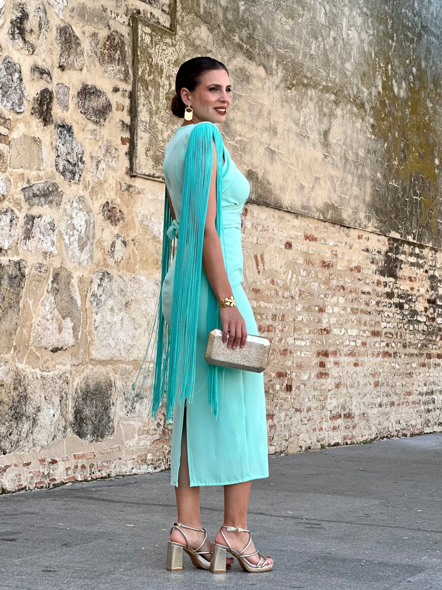 Vestido Vélez Agua Marina
